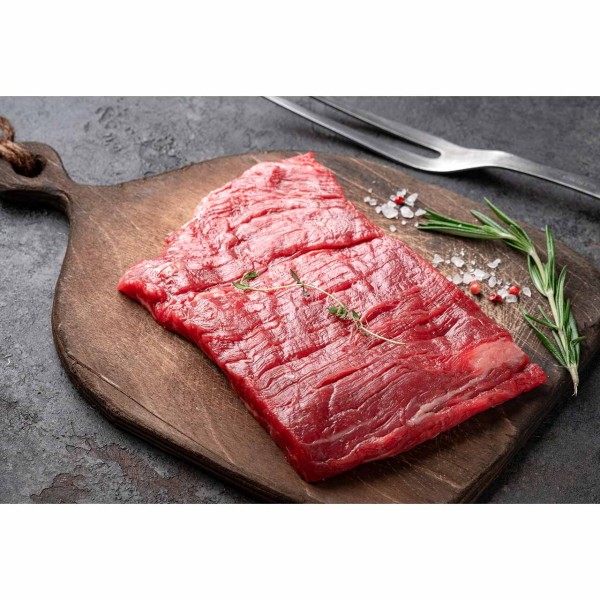 Outside Skirt | Kronfleisch | Skirt Steak | Texas Longhorn Fleisch | Bio | Premium-Rindfleisch aus Deutschland | Online-Shop