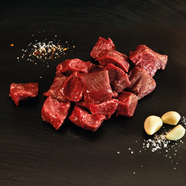 Gulasch | Texas Longhorn Fleisch | Bio | Premium-Rindfleisch aus Deutschland